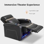 MCombo Leather Power Recliner with USB Ports