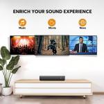 Wohome 2.1 Sound Bar with Built-in Subwoofer