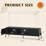 Mid Century Modern TV Stand for 65" TVs