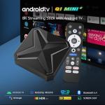 8K Android TV Box with WiFi 6 and Bluetooth 5.4