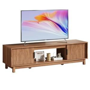 DUMOS 58" Mid Century Modern TV Stand in Mocha
