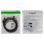 J&D 6ft Gold Plated RCA Audio Cable