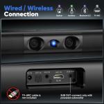 60W Sound Bar with Deep Bass and Bluetooth
