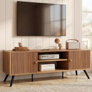 Mid Century Modern TV Stand for 55-65 Inch TVs