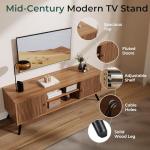 Mid Century Modern TV Stand for 55-65 Inch TVs