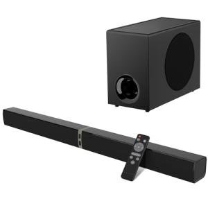 MZEIBO 120W Sound Bar with Subwoofer for TVs