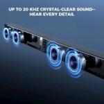 MZEIBO 120W Sound Bar with Subwoofer for TVs