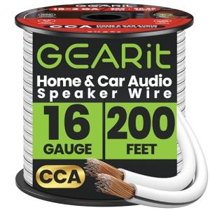 16 Gauge Speaker Wire - 200 ft with Markers