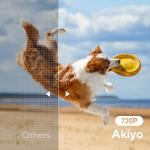 AKIYO Mini WiFi Projector 1080P for Home Theater