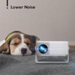 AKIYO Mini WiFi Projector 1080P for Home Theater