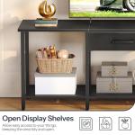 HOOBRO TV Stand for 55-Inch TVs with Shelves