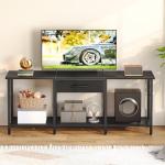 HOOBRO TV Stand for 55-Inch TVs with Shelves