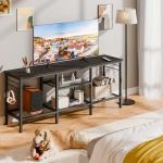 Furologee 55 Inch TV Stand with Open Shelves