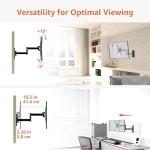Full Motion TV Wall Mount for 12" to 40" TVs