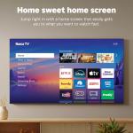 65-Inch Roku Smart 4K QLED TV with Voice Remote