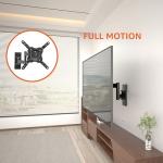 Full Motion TV Wall Mount for 12" to 40" TVs