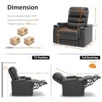 MCombo Triple Motor Recliner Chair with USB Ports