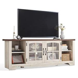 LINSY HOME Farmhouse TV Stand for 65 Inch TVs