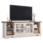 LINSY HOME Farmhouse TV Stand for 65 Inch TVs