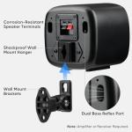 Saiyin Passive Bookshelf Speakers for Home Theater