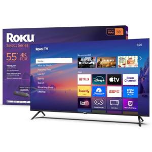 Roku 55-Inch 4K HDR Smart TV with Voice Remote