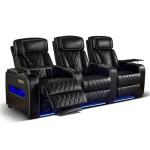 Power Reclining Sofa with LED & USB Charging