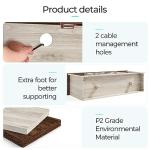 LINSY HOME Farmhouse TV Stand for 65 Inch TVs