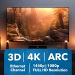 OREI 6ft Ultra High-Speed 4K HDMI Cable