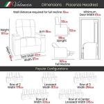 Valencia Piacenza Power Recliner with LED Lights