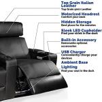 Valencia Piacenza Power Recliner with LED Lights