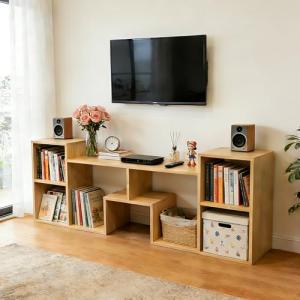 ACOHOOK 65-Inch Mid-Century Modern TV Stand