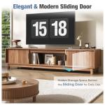 DUMOS 70" Modern TV Stand with Storage Cabinets