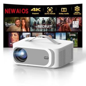 4K Outdoor Projector with AI Focus and Dolby Audio