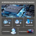 4K Outdoor Projector with AI Focus and Dolby Audio