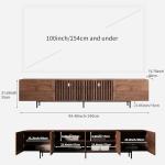 Mid Century Modern 94.48" TV Stand with Storage