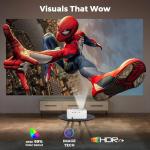 4K Outdoor Projector with AI Focus and Dolby Audio