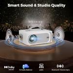 4K Outdoor Projector with AI Focus and Dolby Audio