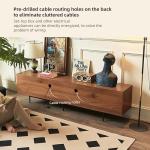 Mid Century Modern 94.48" TV Stand with Storage