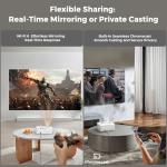 4K Outdoor Projector with AI Focus and Dolby Audio