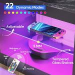 Bestier LED Gaming TV Stand for 55 Inch TV