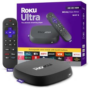 Roku Ultra 2024 - 4K Streaming Device with HDR