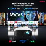 GooDee Mini Projector with WiFi and Bluetooth