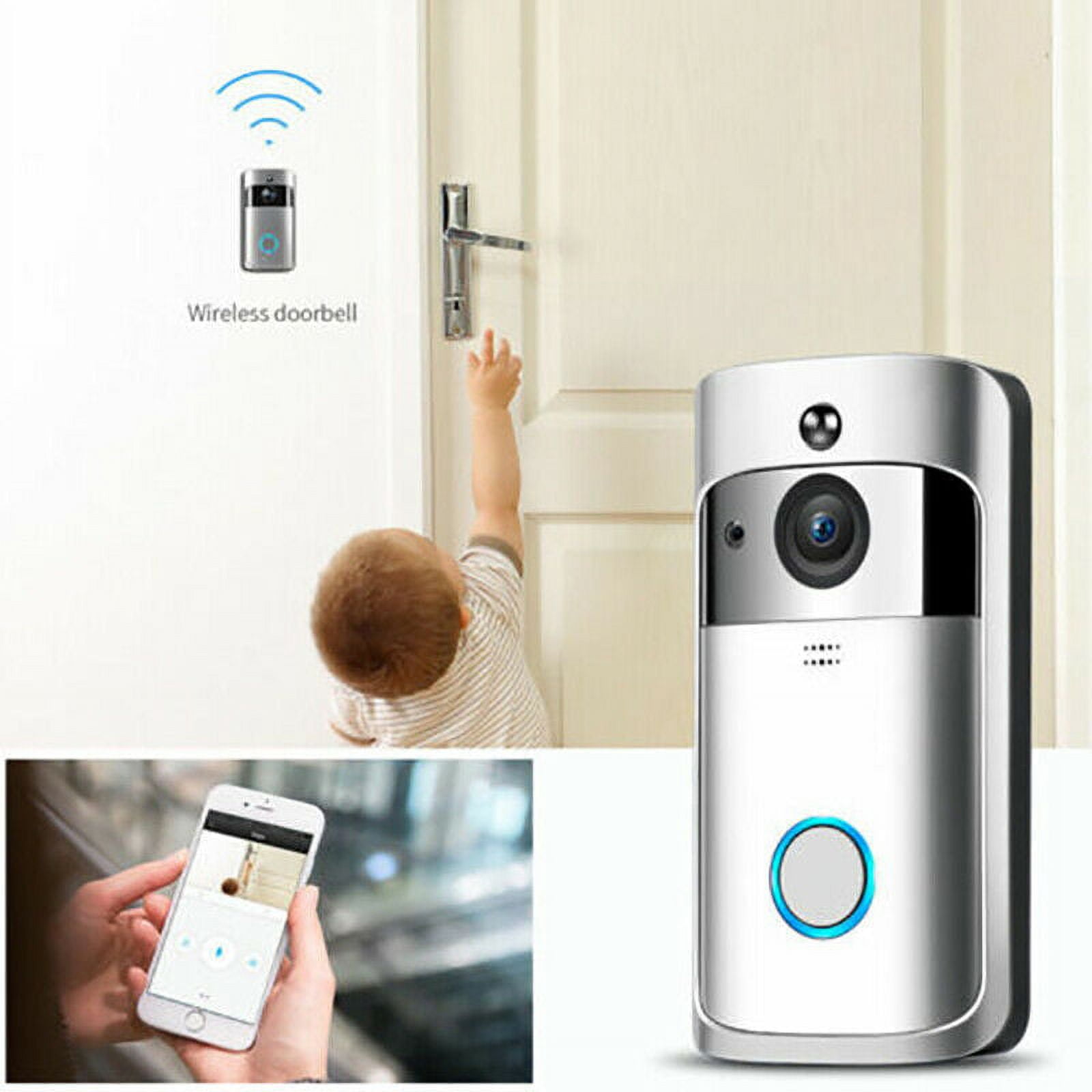 WiFi Doorbell Camera Ring Intercom Security Bell