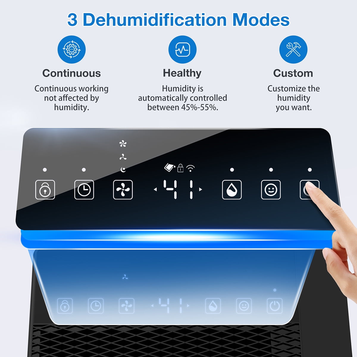 Smart WIFI Dehumidifier for Large Rooms
