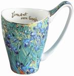 Van Gogh Inspired Iris Flower Coffee Mug, 16oz