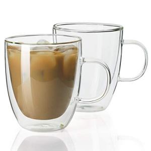 Sweese Set of 2 Double Wall Glass Coffee Mugs