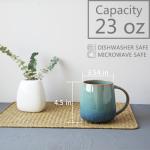 Bosmarlin 23 Oz Oversized Ceramic Coffee Mug