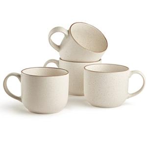 Hand Crafted Ceramic Stoneware Riverside 4-Piece Mug Set