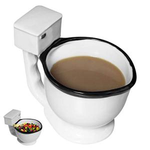 Evelots Funny Toilet Mug Coffee Cup - Novelty