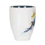 Bluebird Watercolor Stoneware Mug - 16oz White Blue
